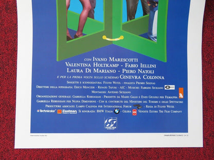 QUATTRO FIGLI UNICI  ITALIAN LOCANDINA (27.5"x13") POSTER ROBERTO CITRAN 1992