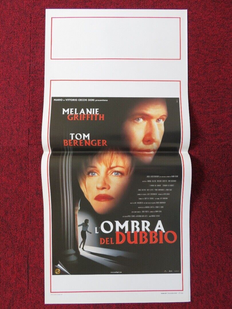 SHADOW OF DOUBT ITALIAN LOCANDINA (27.5"x13") POSTER MELANIE GRIFFITH 1999