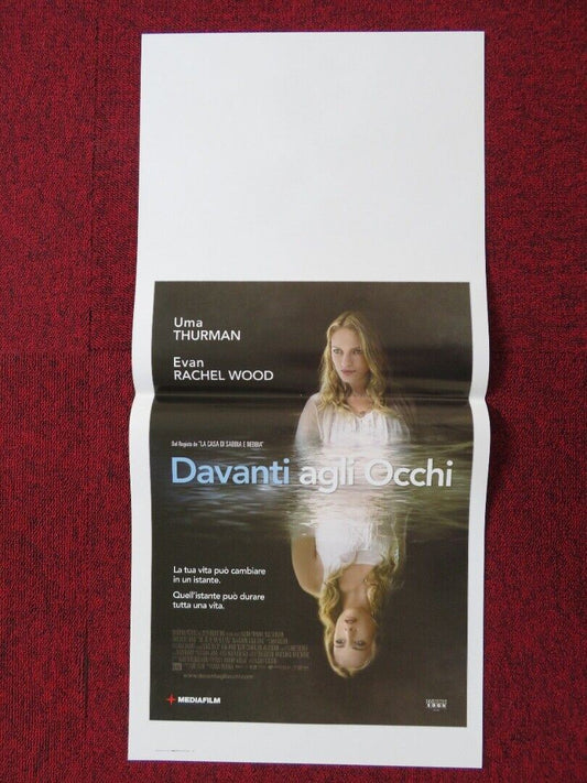 THE LIFE BEFORE HER EYES ITALIAN LOCANDINA (26.5"x12.5") POSTER UMA THURMAN 2008