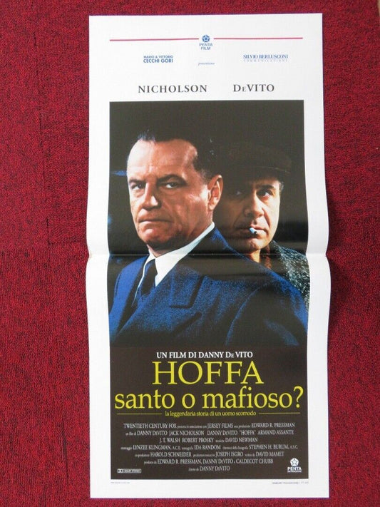 HOFFA SANTO O MAFIOSO? ITALIAN LOCANDINA (27.5"x13") POSTER JACK NICHOLSON '93