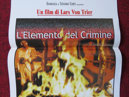 THE ELEMENT OF CRIME ITALIAN LOCANDINA (27.5"x13") POSTER LARS VON TRIER 2000