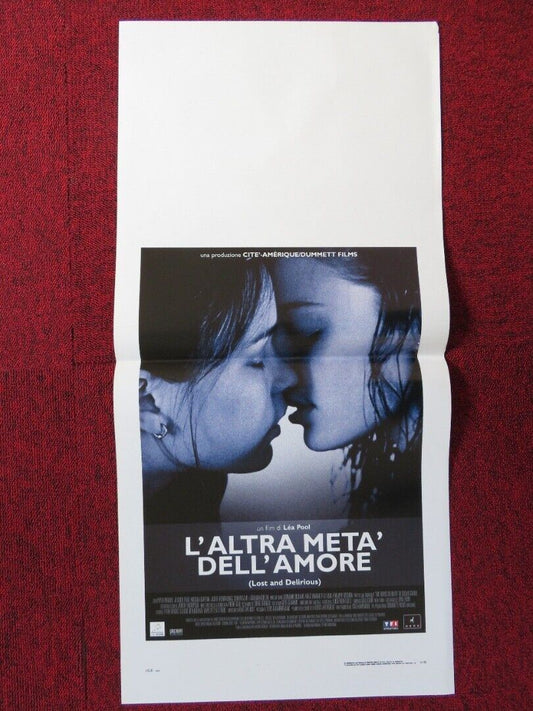 LOST AND DELIRIOUS  ITALIAN LOCANDINA (27.5"x13") POSTER PIPER PERABO 2001