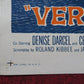 VERA CRUZ FOLDED US ONE SHEET POSTER GARY COOPER BURT LANCASTER 1954