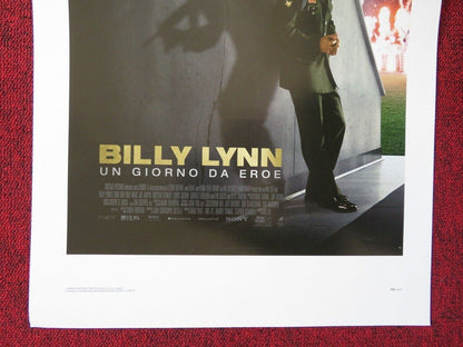 BILLY LYNN'S LONG HALFTIME WALK ITALIAN LOCANDINA (27.5"x13") POSTER 2016