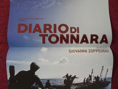 DIARIO DI TONNARA  ITALIAN LOCANDINA (26.5"x12.5") POSTER GIOVANNI ZOPPEDDU 2018