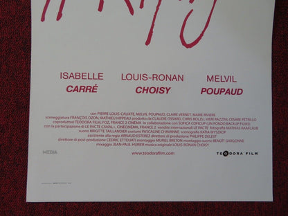 HIDEAWAY ITALIAN LOCANDINA (26.5"x12.5") POSTER ISABELLE CARRE FRANCOIS OZON '09