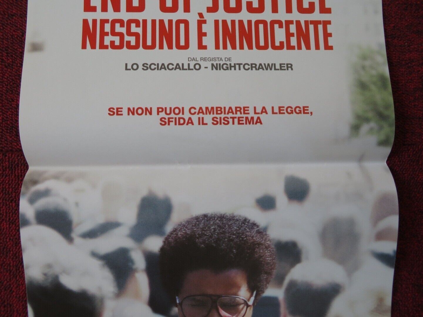 ROMAN J. ISRAEL, ESQ. ITALIAN LOCANDINA (26.5"x12.5") POSTER D WASHINGTON 2017