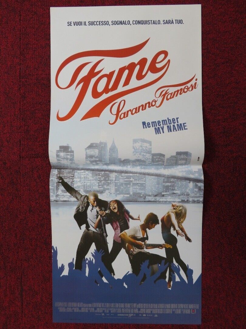 FAME  ITALIAN LOCANDINA (27"x12.5") POSTER ASHER MONROE KIRSTY FLORES 2009