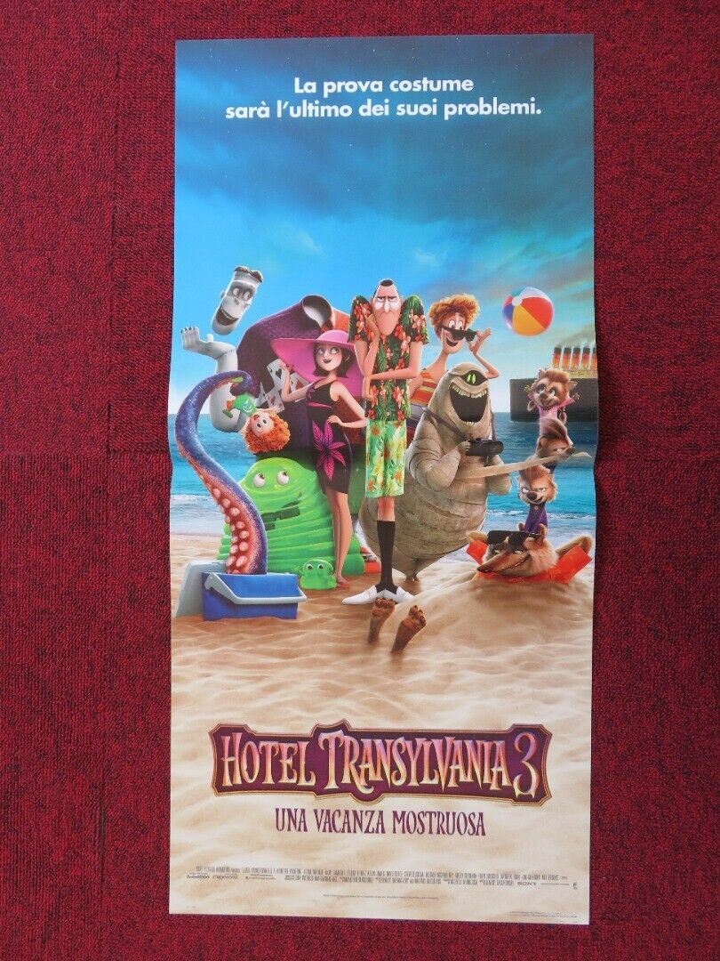 HOTEL TRANSYLVANIA 3: SUMMER VACATION ITALIAN LOCANDINA (27"x12.5") POSTER 2018