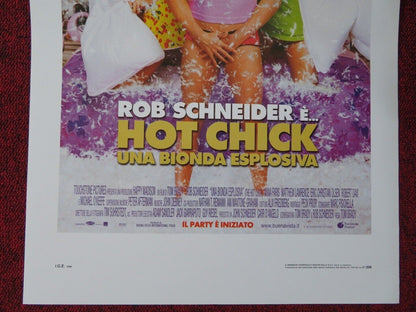 HOT CHICK ITALIAN LOCANDINA (27.5"x13") POSTER ANNA FARIS TOM BRADY 2002