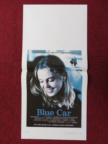 BLUE CAR  ITALIAN LOCANDINA (27.5"x13") POSTER DAVID STRATTHAIRN 2002