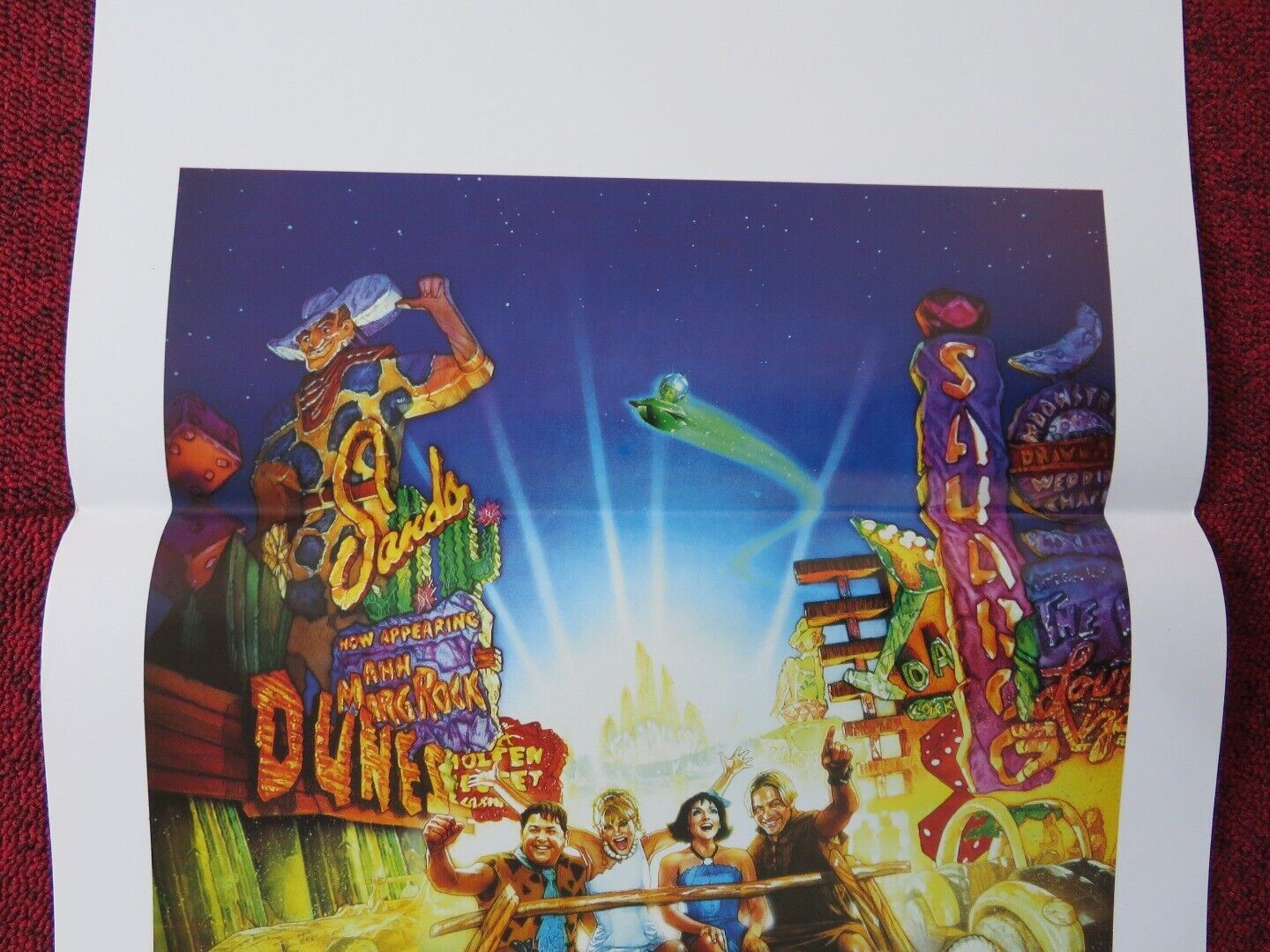 THE FLINTSTONES IN VIVA ROCK VEGAS ITALIAN LOCANDINA (27.5"x13") POSTER 2000