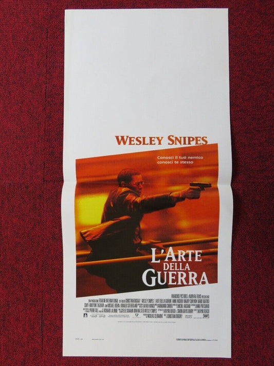 THE ART OF WAR ITALIAN LOCANDINA (27.5"x13") POSTER WESLEY SNIPES 2000