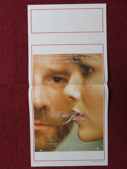 MISS JULIE  ITALIAN LOCANDINA (27.5"x13") POSTER SAFFRON BURROWS P MULLAN 1999