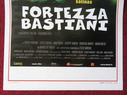 FORTEZZA BASTIANI  ITALIAN LOCANDINA (27.5"x13") POSTER DUCCIO GIORDANO 2002