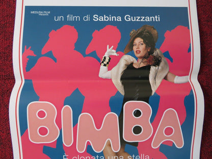 BIMBA E CLONATA UNA STELLA  ITALIAN LOCANDINA (27.5"x13") POSTER S GUZZANTI 2002