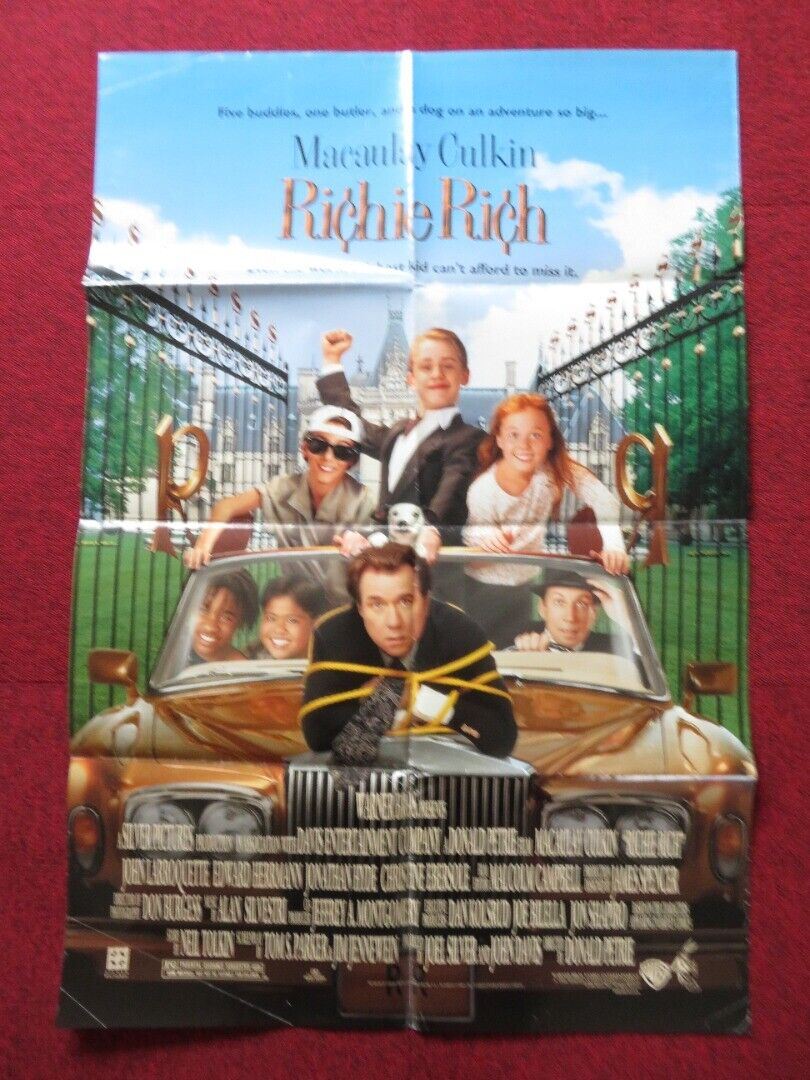 RICHIE RICH UK ONE SHEET POSTER MACAULAY CULKIN EDARD HERRMAN 1994