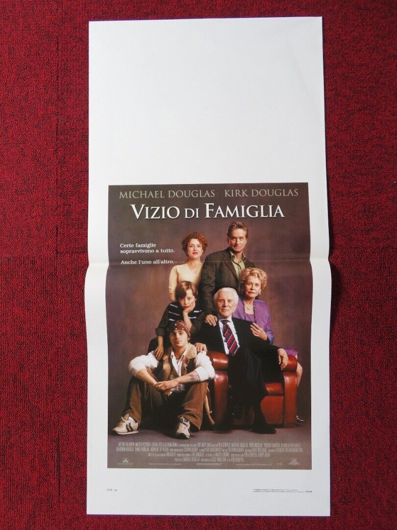 SABINA GUZZANTI  ITALIAN LOCANDINA (27.5"x13") POSTER MICHAEL DOUGLAS 2003