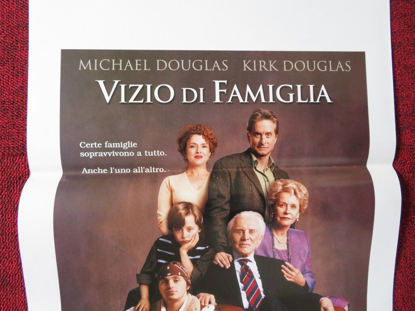 SABINA GUZZANTI  ITALIAN LOCANDINA (27.5"x13") POSTER MICHAEL DOUGLAS 2003