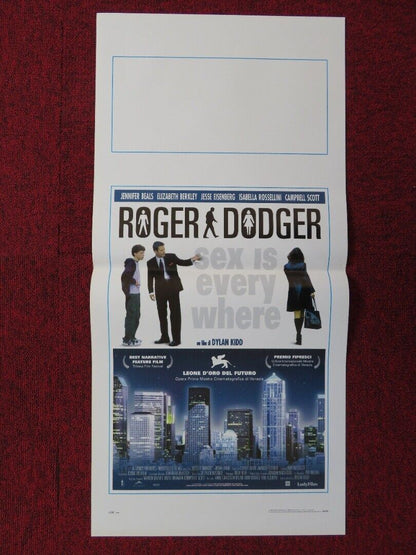 ROGER DODGER ITALIAN LOCANDINA (27.5"x13") POSTER JESSE EISENBERG 2002