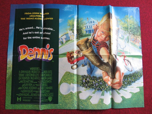 DENNIS THE MENACE UK QUAD POSTER MASON GAMBLE CHRISTOPHER LLOYD 1993