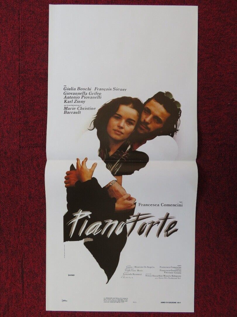 PIANOFORTE  ITALIAN LOCANDINA (27.5"x13") POSTER FRANCESCA COMENCINI 1984