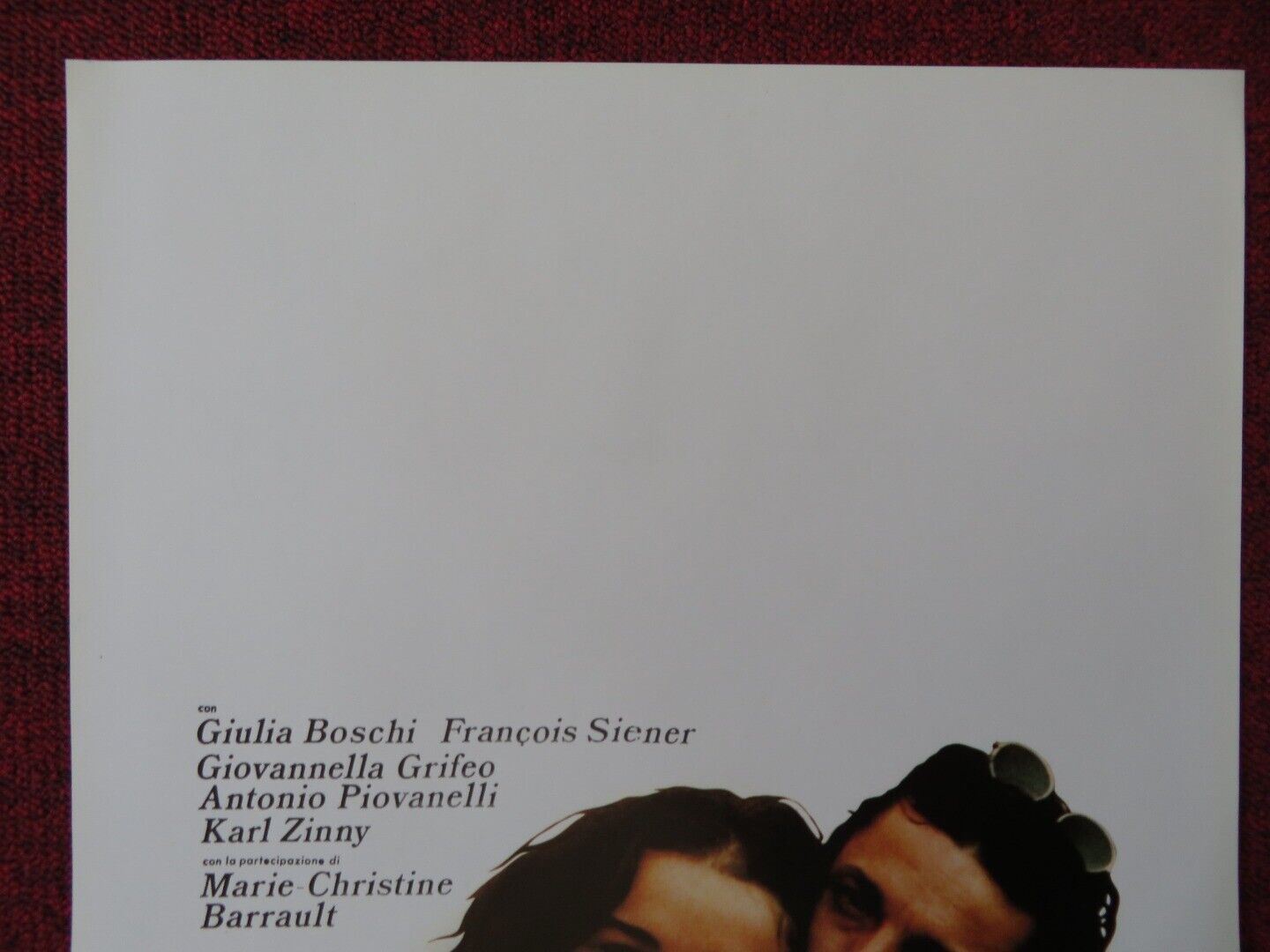 PIANOFORTE  ITALIAN LOCANDINA (27.5"x13") POSTER FRANCESCA COMENCINI 1984