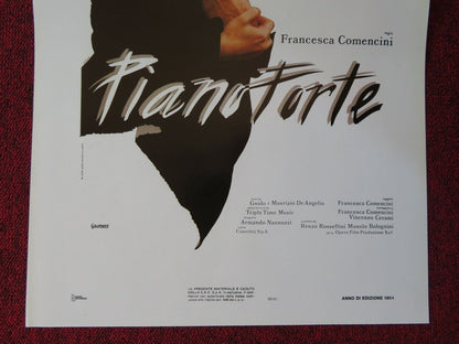 PIANOFORTE  ITALIAN LOCANDINA (27.5"x13") POSTER FRANCESCA COMENCINI 1984