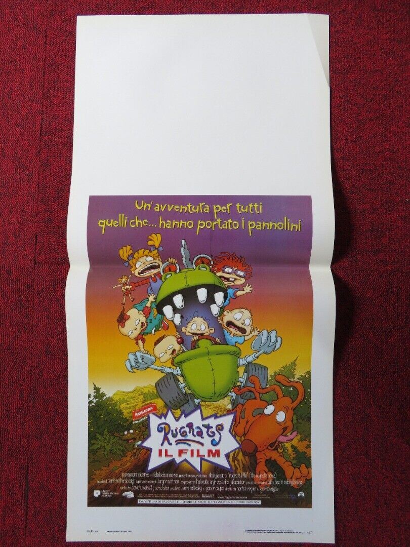 THE RUGRATS MOVIE  ITALIAN LOCANDINA (27"x13") POSTER ELIZABETH DAILY 1999