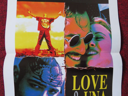 LOVE AND A .45 ITALIAN LOCANDINA (27.5"x13") POSTER  RENEE ZELLWEGER 1995