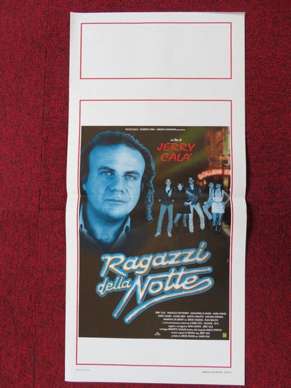 RAGAZZI DELLA NOTTE  ITALIAN LOCANDINA (27.5"x13") POSTER GABRIELE GIRELLI 1995