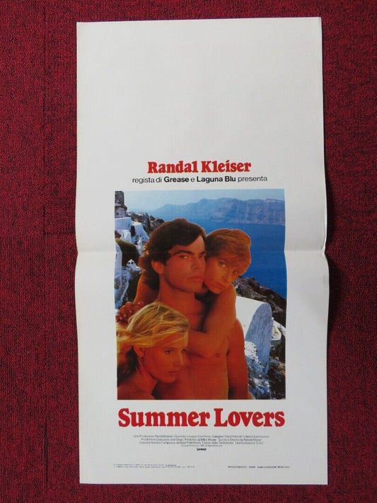 SUMMER LOVERS  ITALIAN LOCANDINA (25"x13") POSTER RANDEL KLEISER 1982