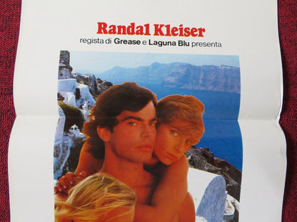 SUMMER LOVERS  ITALIAN LOCANDINA (25"x13") POSTER RANDEL KLEISER 1982