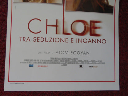 CHLOE ITALIAN LOCANDINA (27.5"x13") POSTER JULIANNE MOORE LIAM NEESON 2010