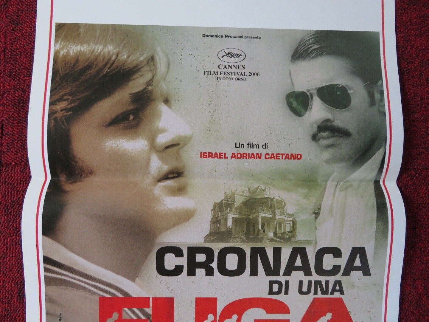 CHRONICLE OF AN ESCAPE ITALIAN LOCANDINA (27.5"x13") POSTER PABLO ECHARRI 2007