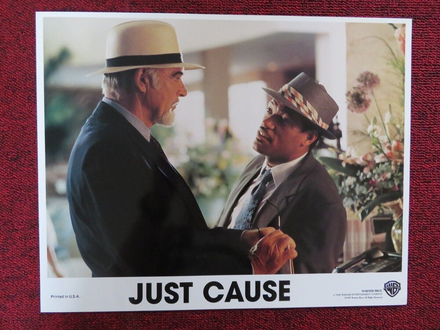 JUST CAUSE - F US LOBBY CARD SEAN CONNERY LAURENCE FISHBURNE 1995