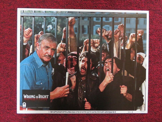 WRONG IS RIGHT - 5  US LOBBY CARD SEAN CONNERY 1982