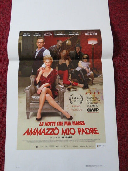 LA NOTTE CHE MIA MADRE AMMAZZO MIO PADRE ITALIAN LOCANDINA(27.5"x13") POSTER '16