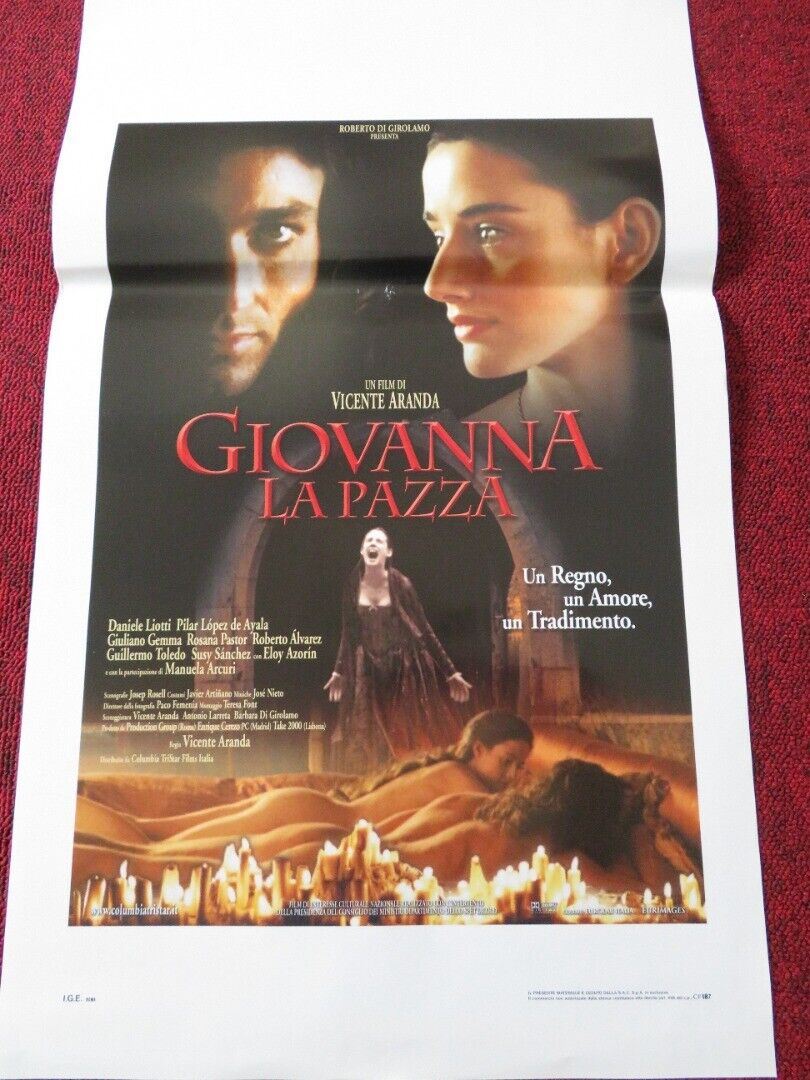 MAD LOVE ITALIAN LOCANDINA (27.5"x13") POSTER VINCENTE ARANDA 2001