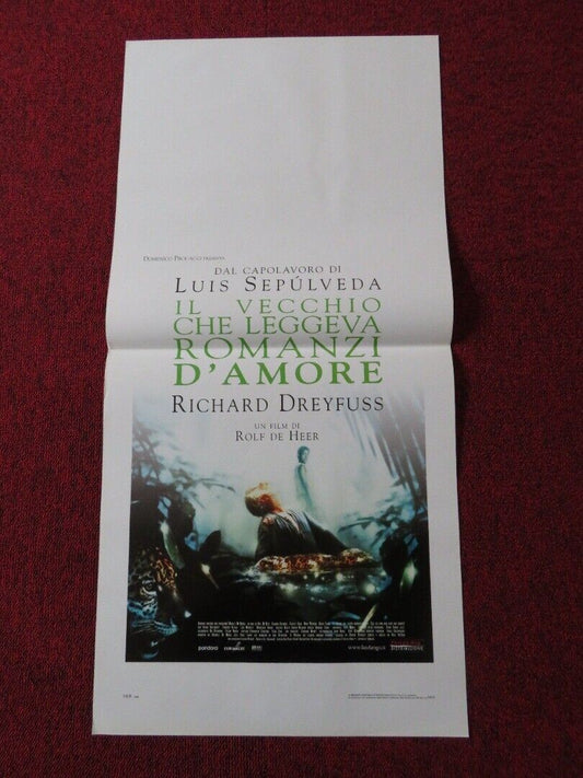 THE OLD MAN WHO READ LOVE STORIES ITALIAN LOCANDINA (27.5"x13") POSTER 2001