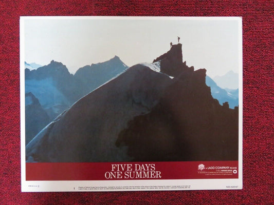 FIVE DAYS ONE SUMMER - 1 US LOBBY CARD SEAN CONNERY 1982