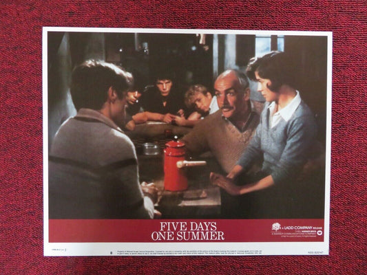 FIVE DAYS ONE SUMMER - 8 US LOBBY CARD SEAN CONNERY LAMBERT WILSON BRANTLEY 1982