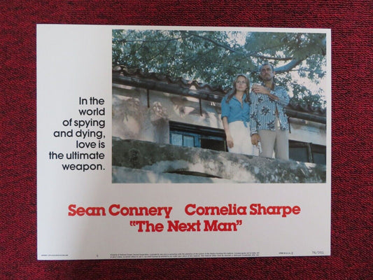 THE NEXT MAN - 6 US LOBBY CARD SEAN CONNERY CORNELIA SHARPE 1976