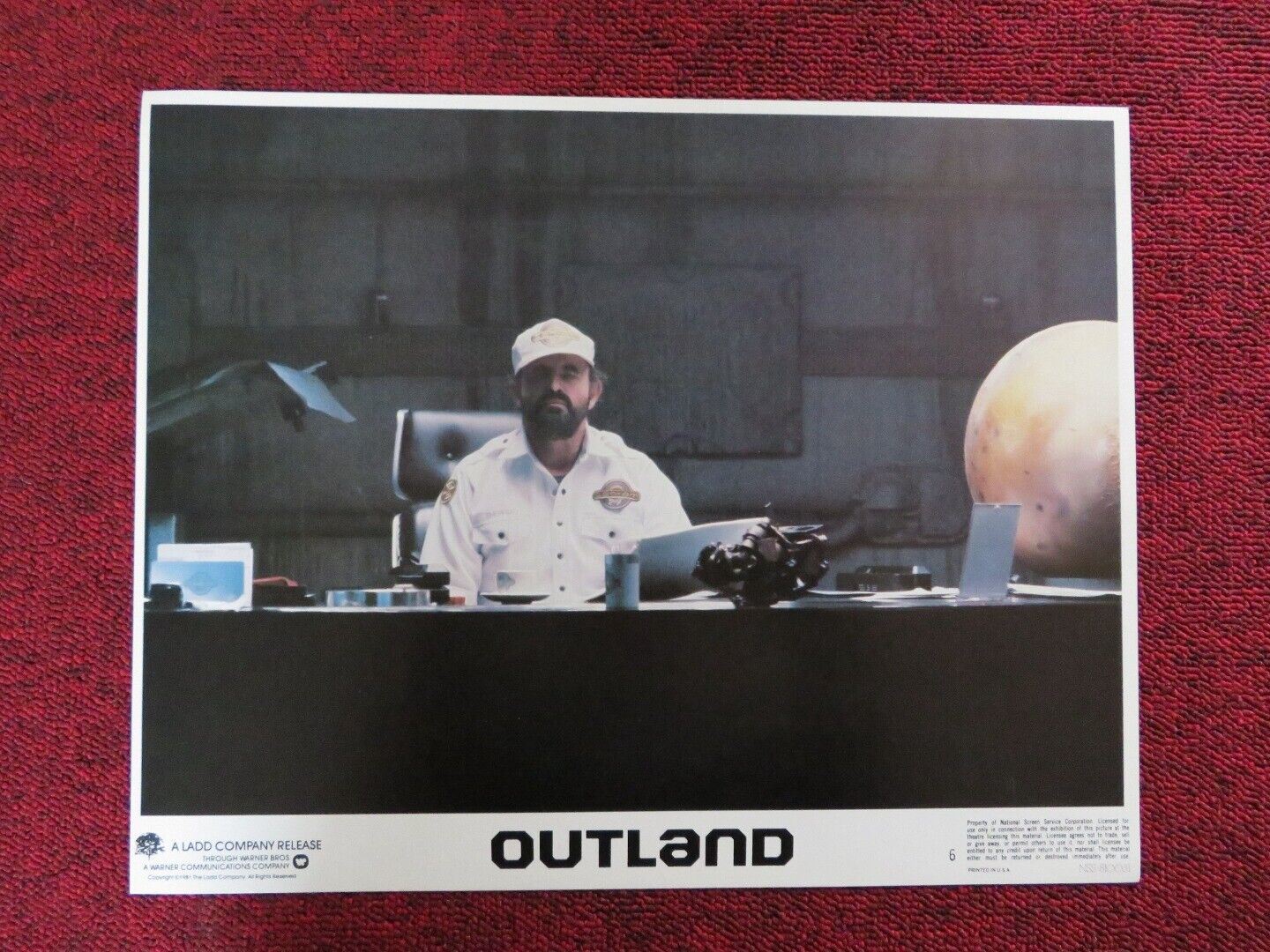 OUTLAND - 6 US LOBBY CARD SEAN CONNERY PETER BOYLE 1981