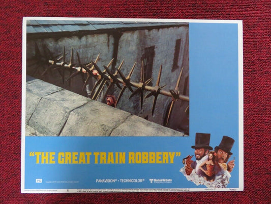 THE GREAT TRAIN ROBBERY - 6 US LOBBY CARD SEAN CONNERY DONALD SUTHERLAND 1979