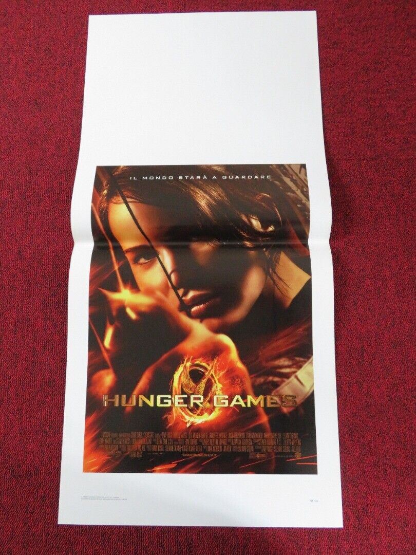 HUNGER GAMES ITALIAN LOCANDINA (27.5"x13") POSTER JENNIFER LAWRENCE 2012