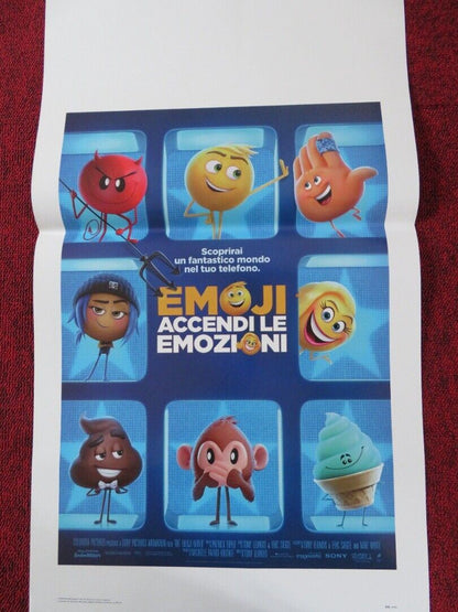 THE EMOJI MOVIE ITALIAN LOCANDINA (27.5"x13") POSTER T.J MILLER J CORDEN 2017