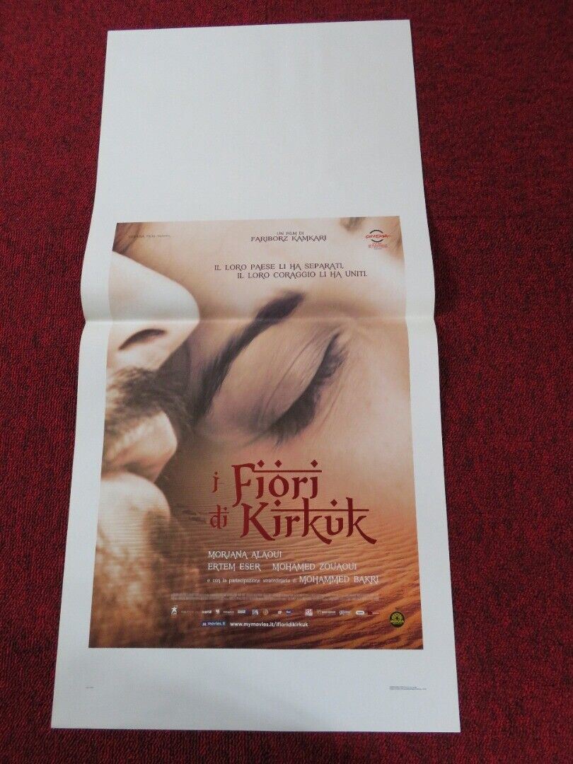 THE FLOWERS OF KIRKUK ITALIAN LOCANDINA (27.5"x13") POSTER ERTEM ESER 2010