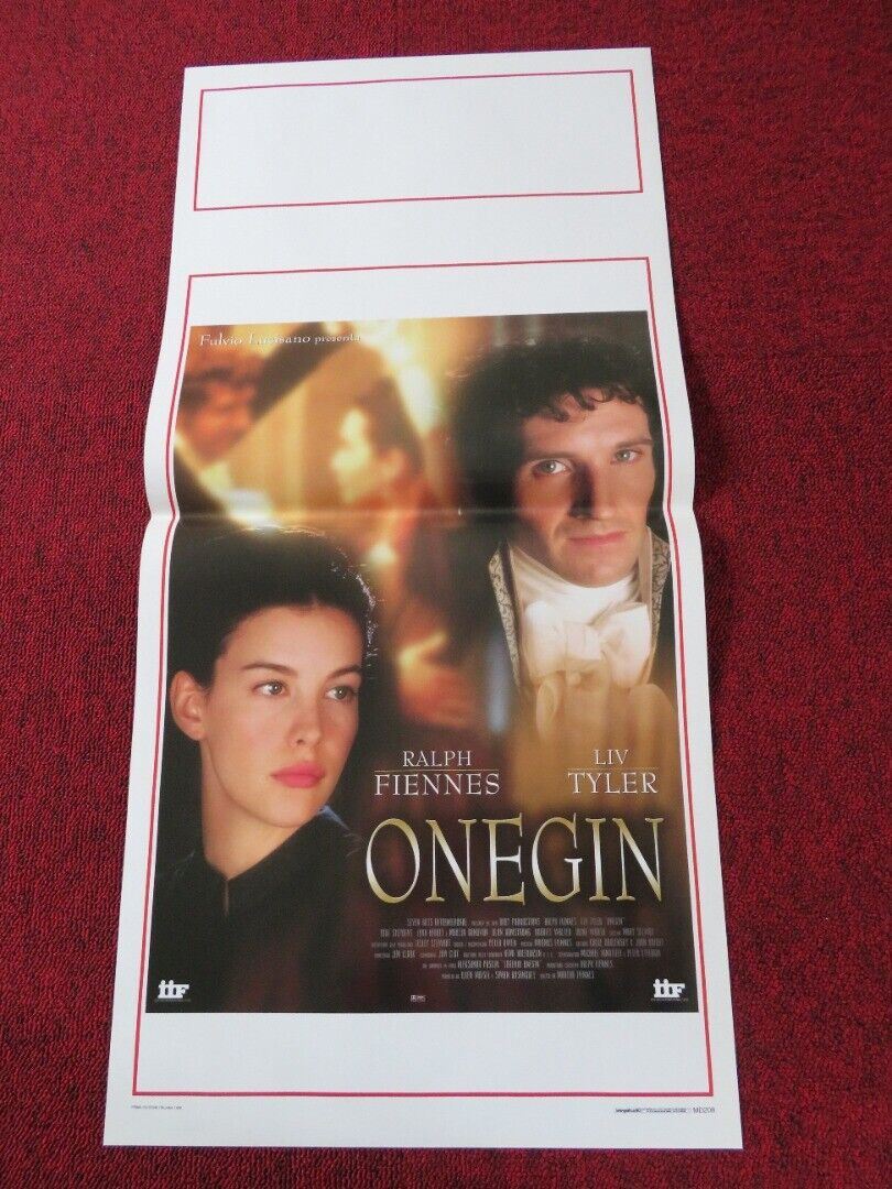 ONEGIN ITALIAN LOCANDINA (27.5"x13") POSTER LIV TYLER RALPH FIENNES 1999