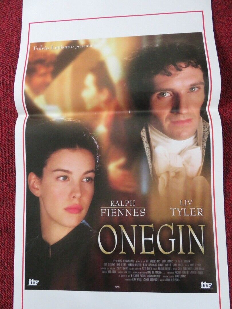 ONEGIN ITALIAN LOCANDINA (27.5"x13") POSTER LIV TYLER RALPH FIENNES 1999